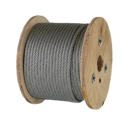 Ascenseur 8X19s+Sisal Core Steel Wire Rope Ungalvanized Wire Rope