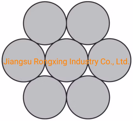 Câble d'avion en acier inoxydable préformé 1X7 -3.5mm Type 302/304